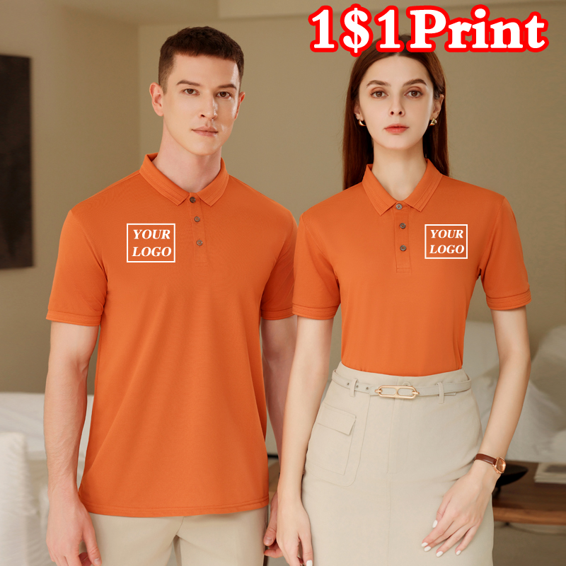 Embroidery Design Logo - Sportliches Schnelltrocknendes Poloshirt mit Individuell Bedrucktem