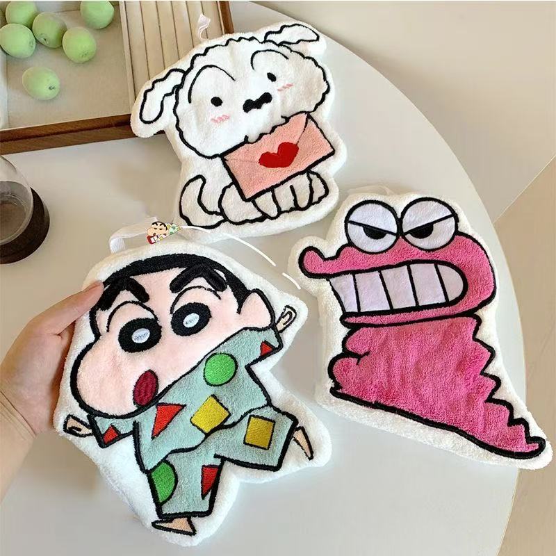 Embroidery Fonts - Cartoon Anime Crayon Shin Chan Handtuch