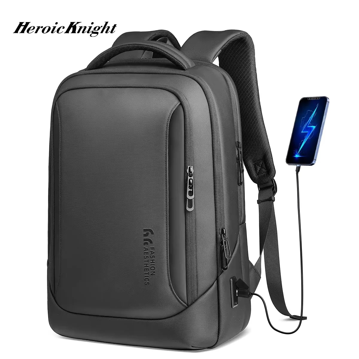 Embroidery Workshop - Heroic Knight Multifunktionaler Herren-Rucksack, 15,6-Zoll-Laptop-Rucksack, wasserdicht,