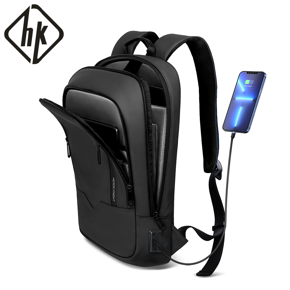 Embroidery Workshop - HK Slim Business-Rucksack für Herren, 17,3-Zoll-Laptoptasche