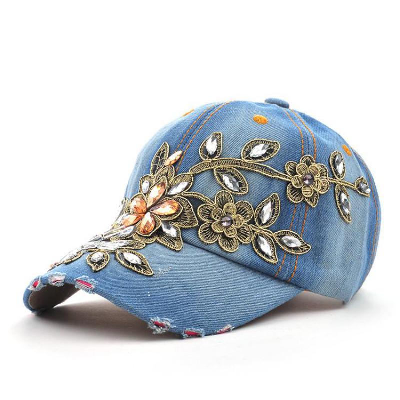 COKK Damen Baseball Cap Diaman – Embroidery Jeans Sakura Bewertung und Preis