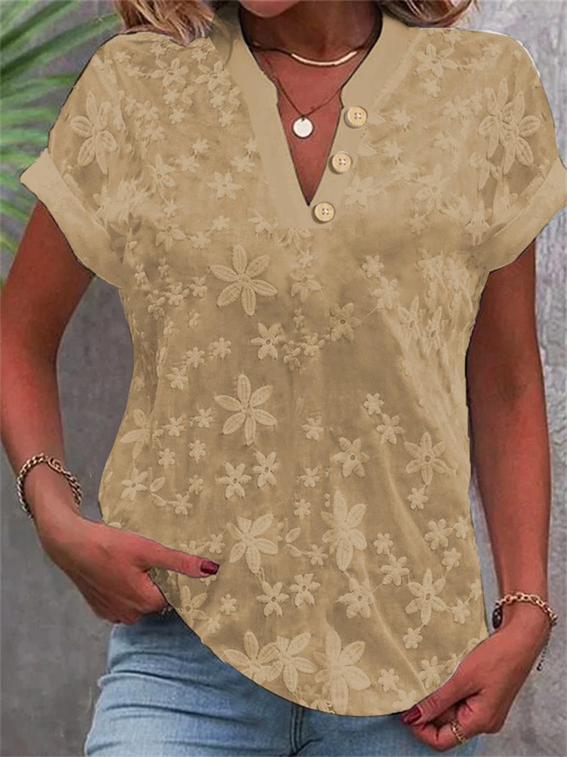 Sommer Frauen Weiße Blumen Sti – Embroidery On Shirt Bewertung und Preis