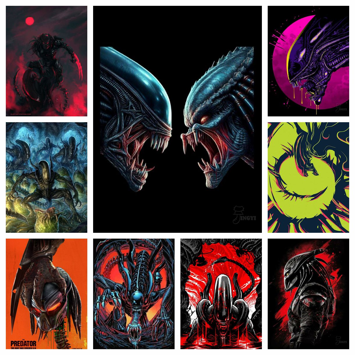2025 Neuer Alien vs. Raubtier- – Embroidery Vs Stitching Bewertung und Preis