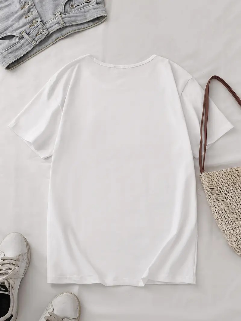 Map T-Shirt für Damen, grafisc – Embroidery Normal Map Bewertung und Preis