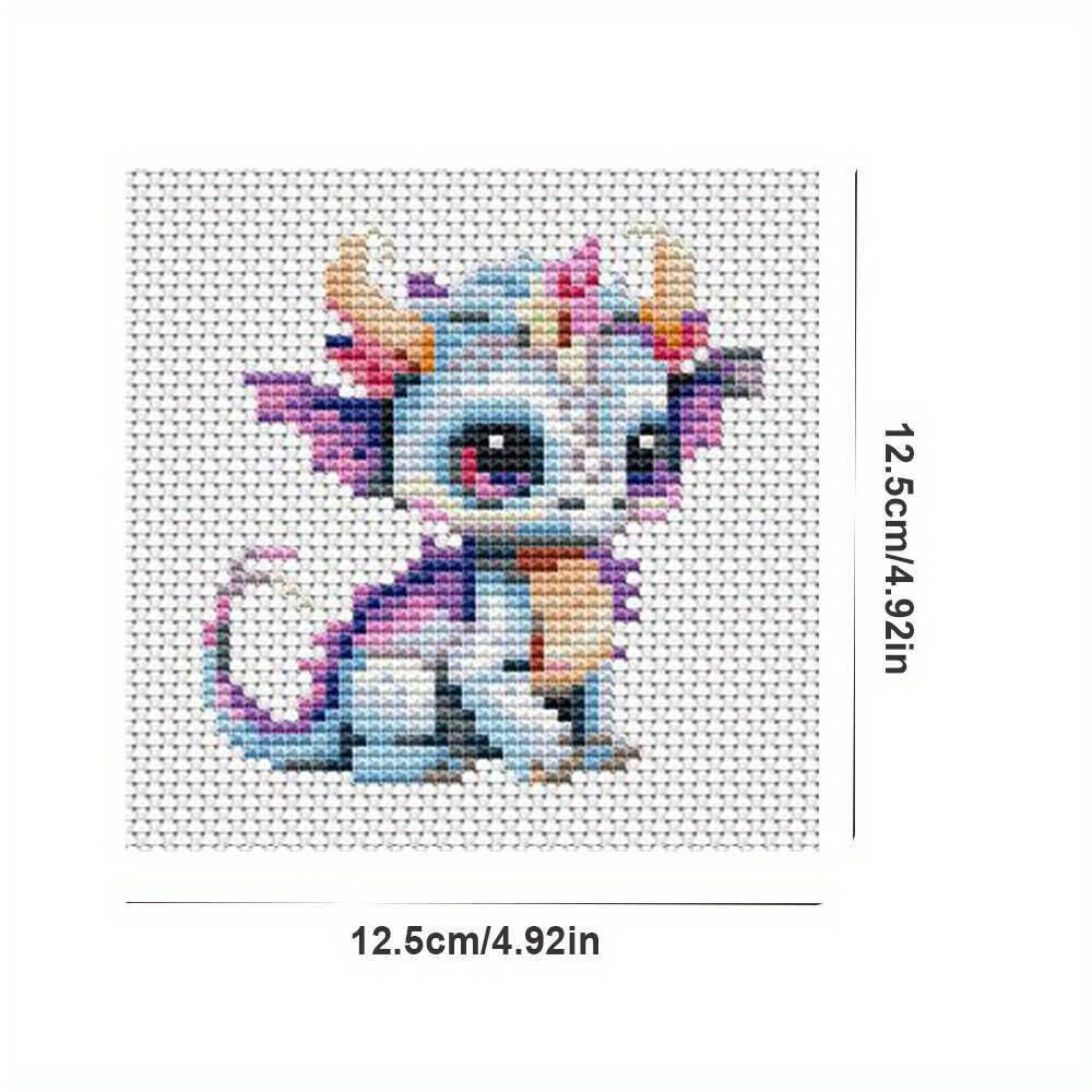 12Pcs Drachen Kreuz Stich 11CT – Embroidery X Stitch Bewertung und Preis