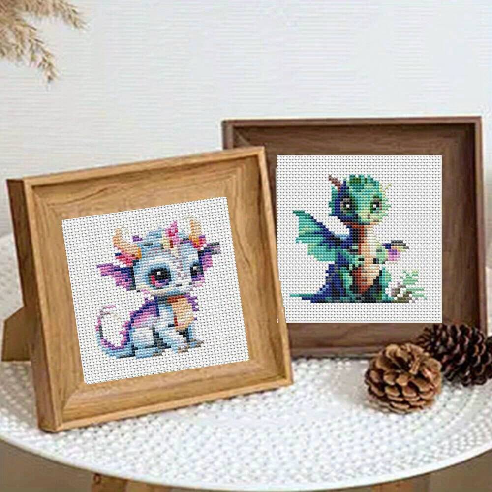 12Pcs Drachen Kreuz Stich 11CT – Embroidery X Stitch Bewertung und Preis