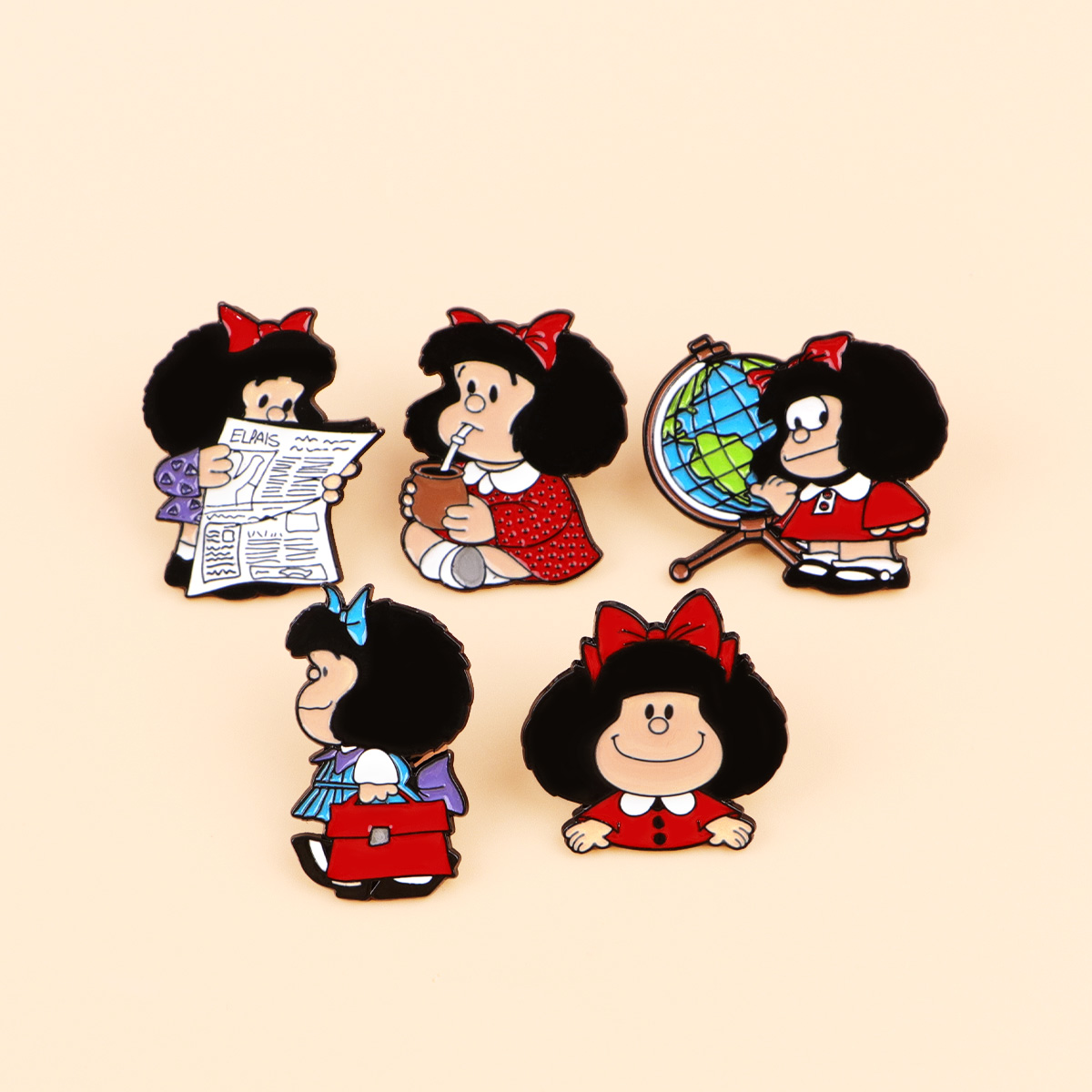 5-teiliges Niedliches Mädchen- – Embroidery Illustration Bewertung und Preis