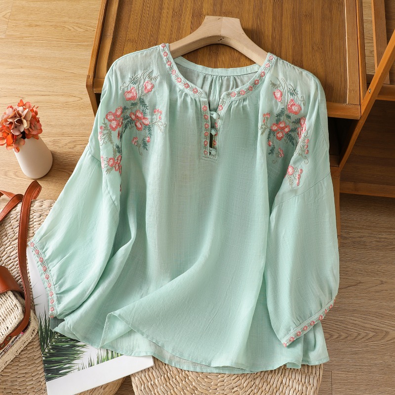Chinesischen Stil frauen Kleid – Embroidery On Shirt Bewertung und Preis