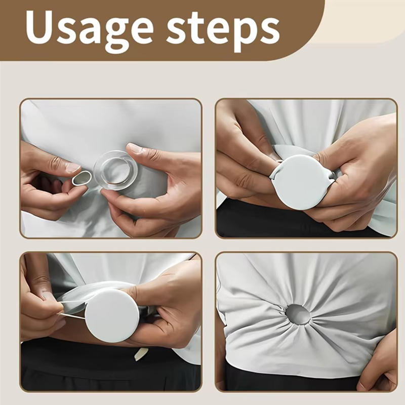 Modische runde Kunststoff-Clip – Embroidery Knot Bewertung und Preis