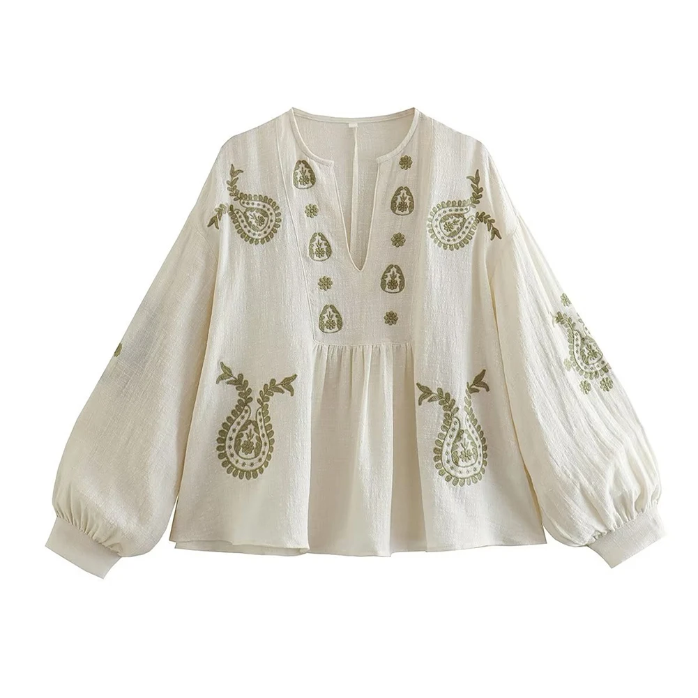 Neues, lockeres Baumwoll-Stick – Embroidery On Shirt Bewertung und Preis