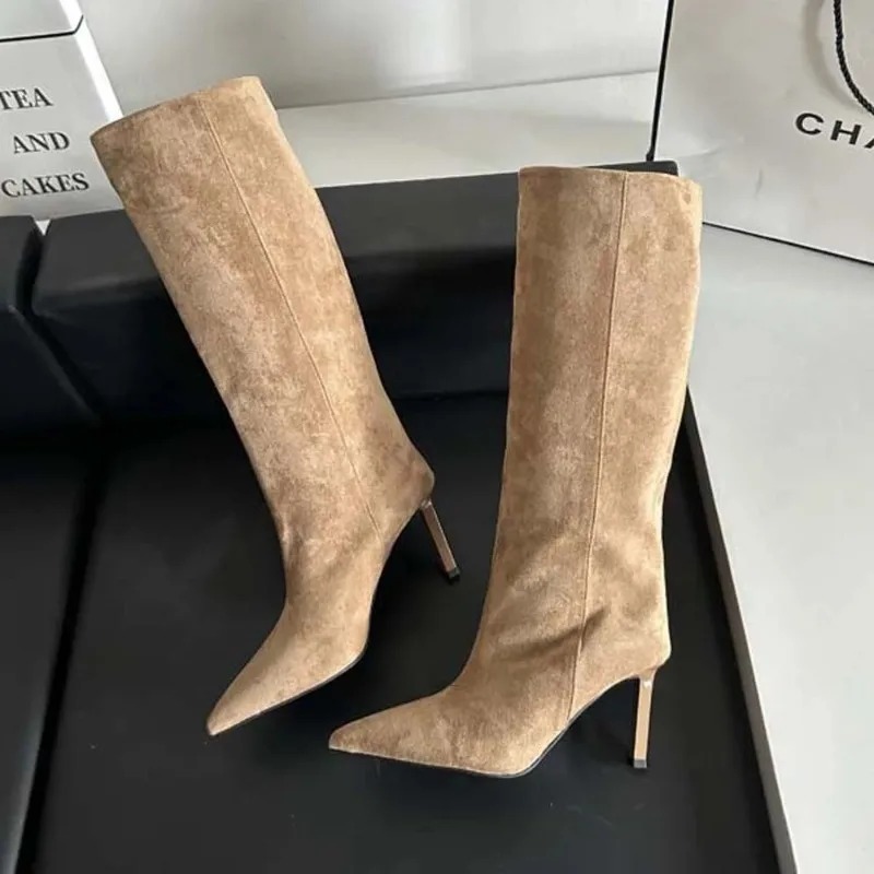 Luxus Frauen Lange Stiefel Mod – Embroidery Design Bewertung und Preis