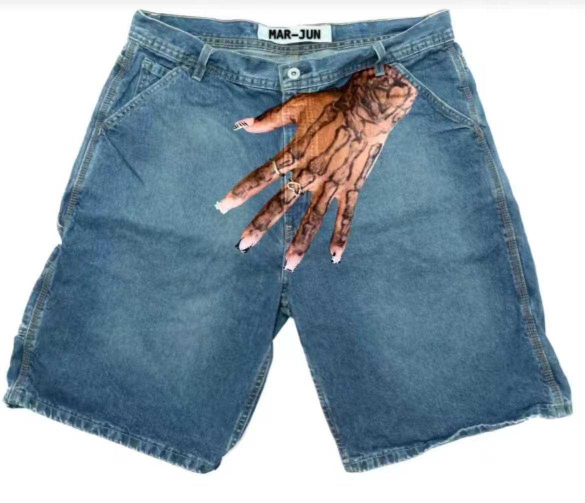 Deeptown Y2k Vintage Harajuku  – Embroidery Jeans Bewertung und Preis