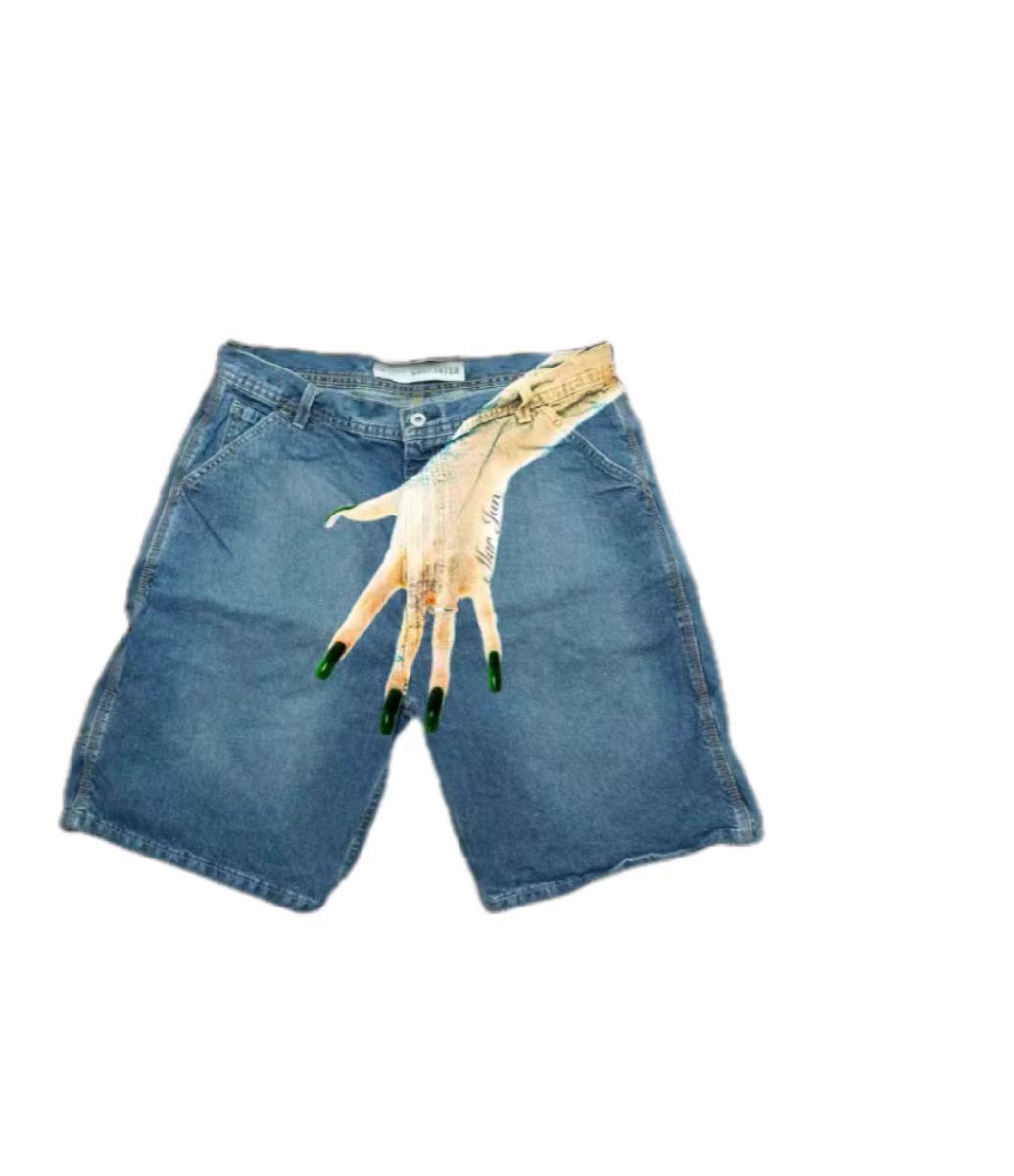Deeptown Y2k Vintage Harajuku  – Embroidery Jeans Bewertung und Preis