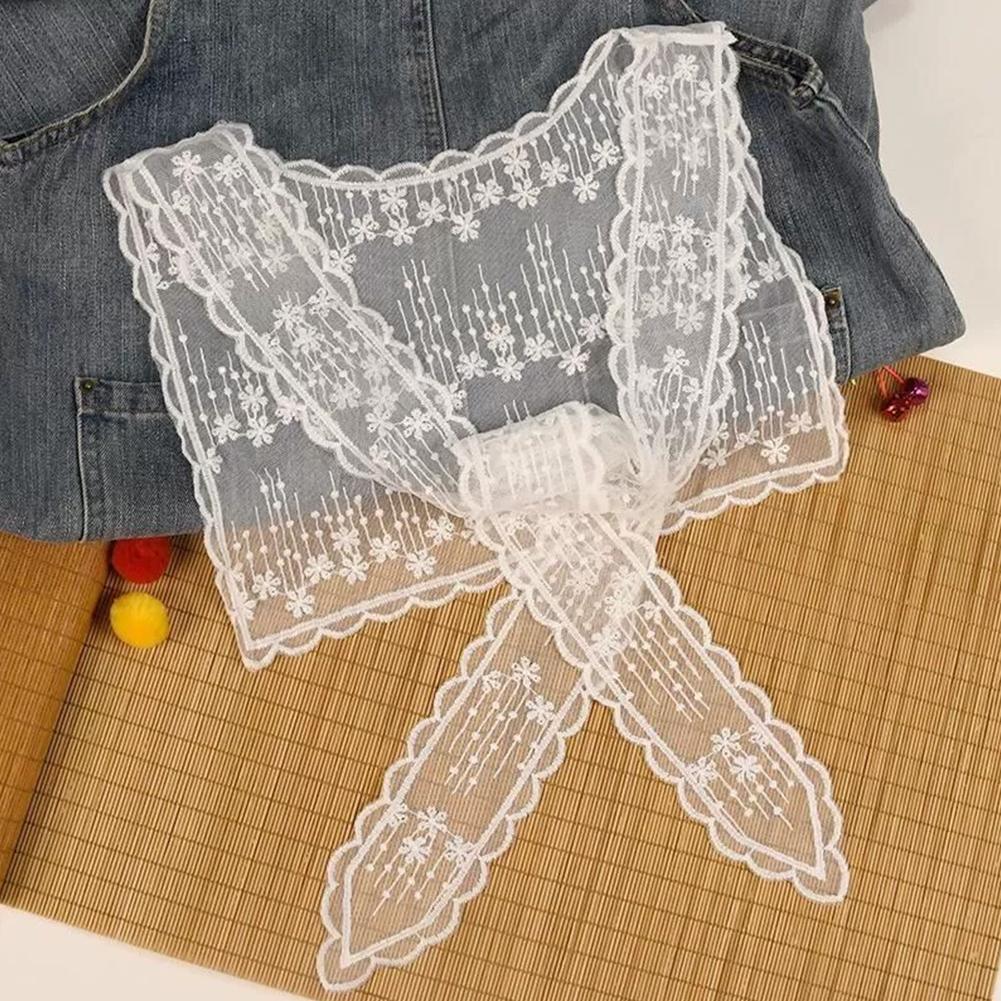 Französischer Spitzen-Schal fü – Embroidery On Shirt Bewertung und Preis