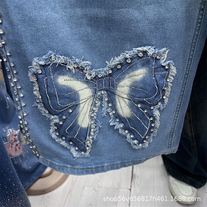 Neue Frühling Sommer Lose Frau – Embroidery Jeans Bewertung und Preis