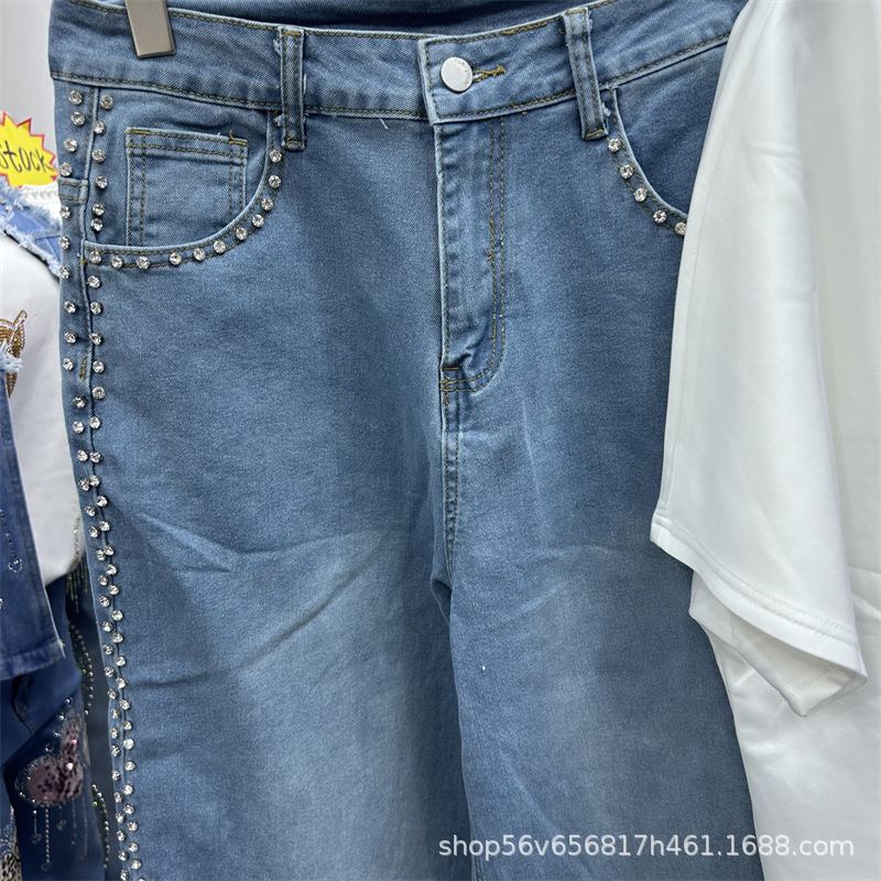 Neue Frühling Sommer Lose Frau – Embroidery Jeans Bewertung und Preis