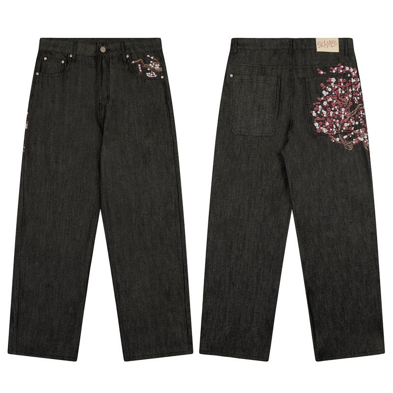 Sakura Stickerei Straight Leg  – Embroidery Jeans Sakura Bewertung und Preis