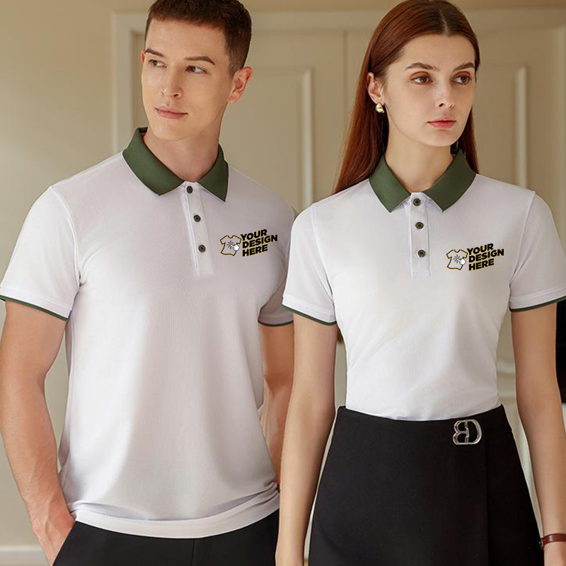 Farbblock-Poloshirt – kostenlo – Embroidery Design Logo Bewertung und Preis