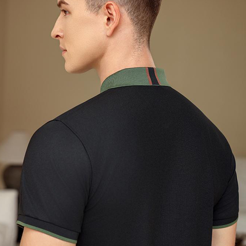 Farbblock-Poloshirt – kostenlo – Embroidery Design Logo Bewertung und Preis
