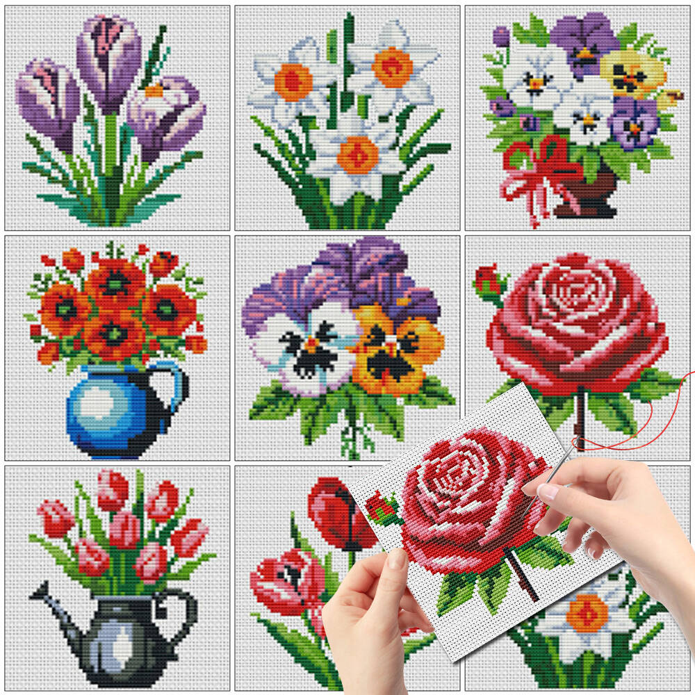 Evershine 8-teiliges Mini-Blum – Embroidery X Stitch Bewertung und Preis