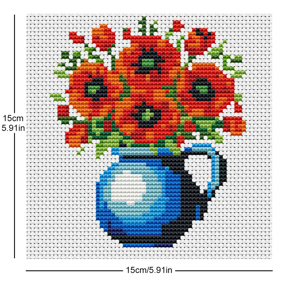 Evershine 8-teiliges Mini-Blum – Embroidery X Stitch Bewertung und Preis