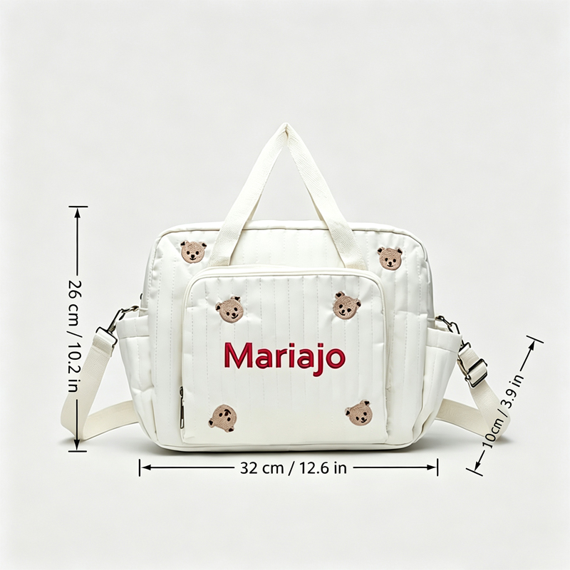 1 Stück Reisetasche mit Bären- – Embroidery Fonts Bewertung und Preis