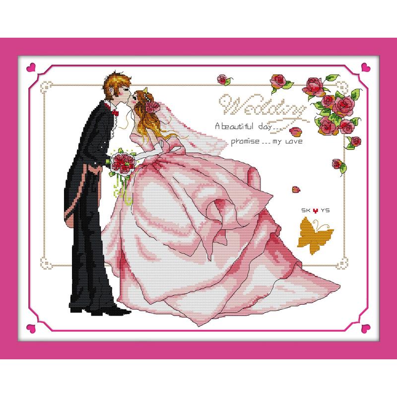 Hochzeit Serie Zählen Kreuz St – Embroidery X Stitch Bewertung und Preis