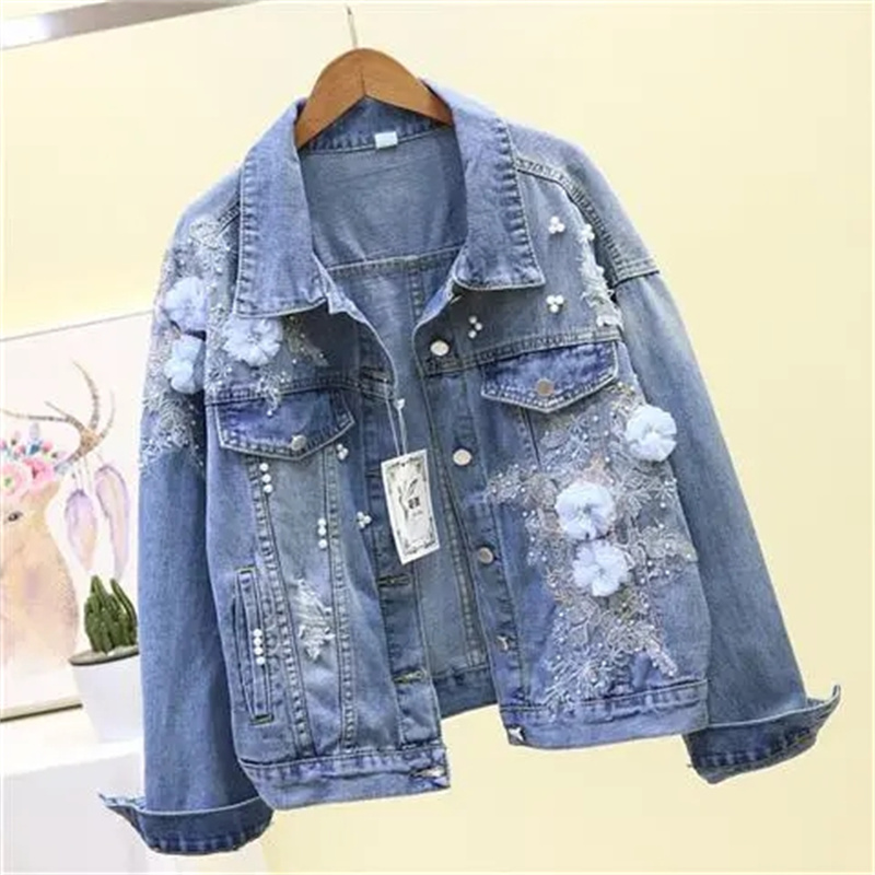 2022 neue Stickerei Denim Kurz – Embroidery Jeans Sakura Bewertung und Preis