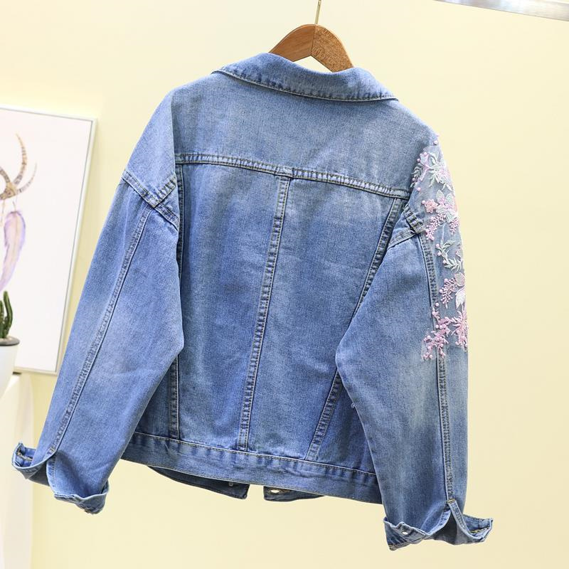 2022 neue Stickerei Denim Kurz – Embroidery Jeans Sakura Bewertung und Preis