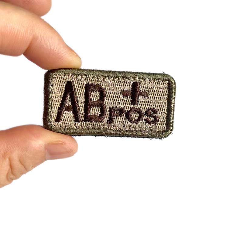 4 Stück A B AB O POS-NEG Blutg – Embroidery Fonts Bewertung und Preis