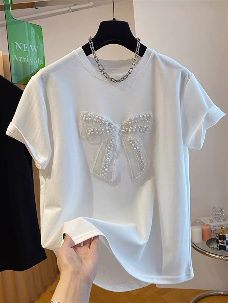   Perlen-Knoten-Kurzarm-T-Shir – Embroidery Knot Bewertung und Preis