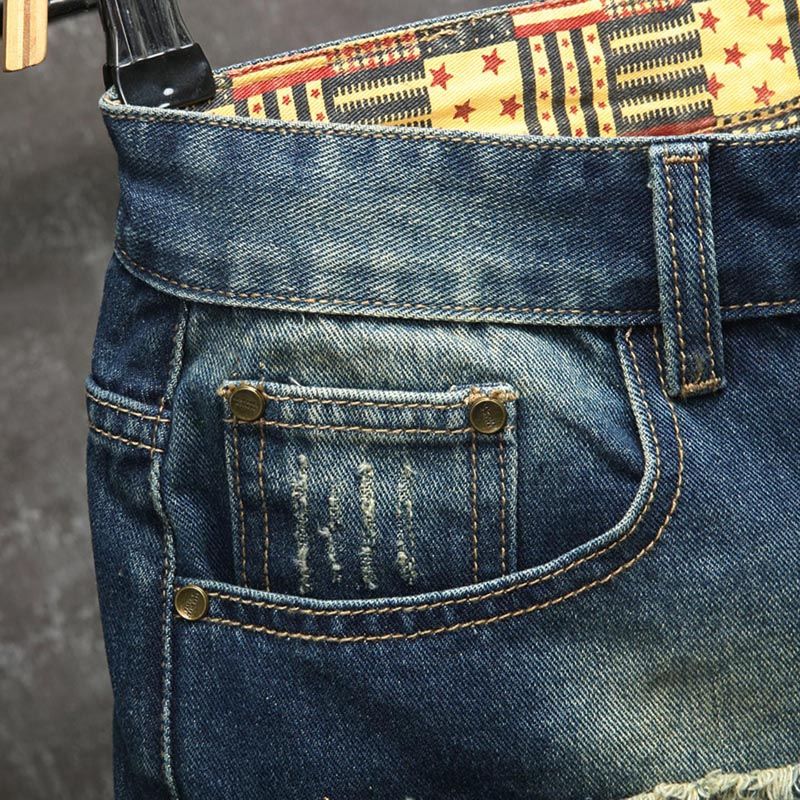 Neue Jeans-Shorts im europäisc – Embroidery Jeans Bewertung und Preis