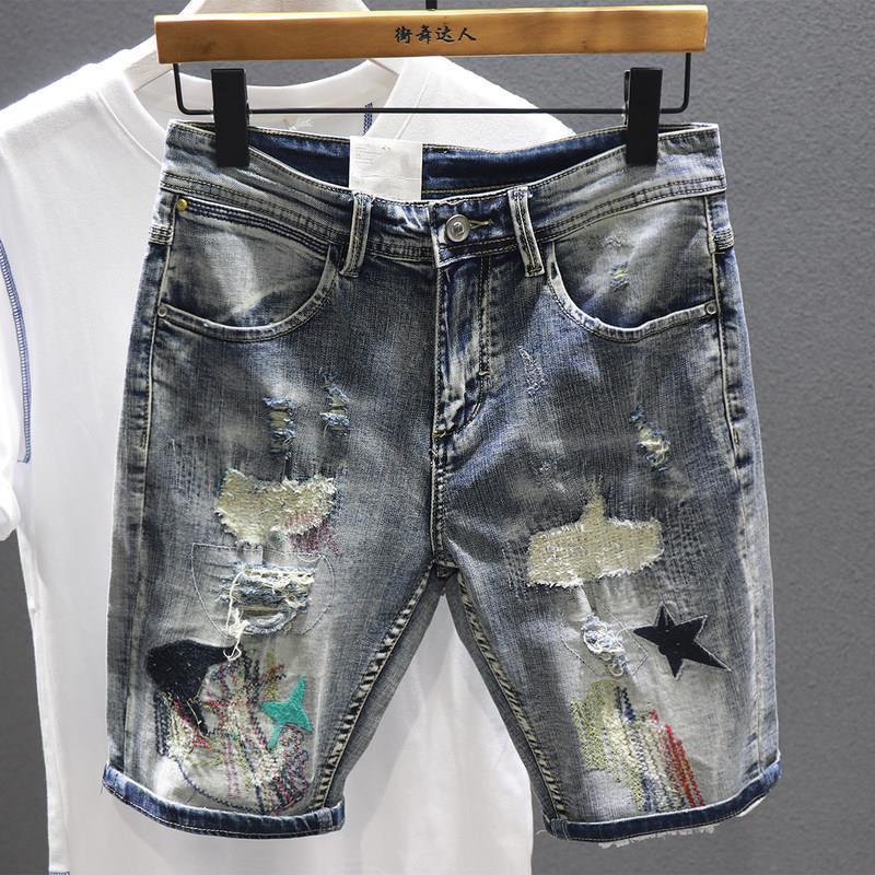 Mann Denim Shorts Web kante me – Embroidery Jeans Bewertung und Preis