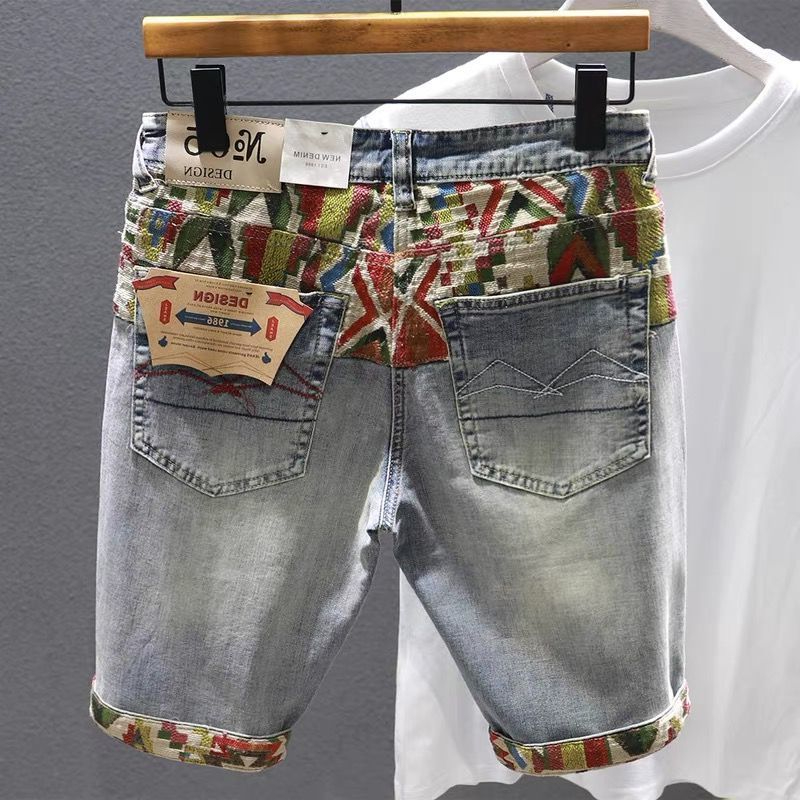 Mann Denim Shorts Web kante me – Embroidery Jeans Bewertung und Preis