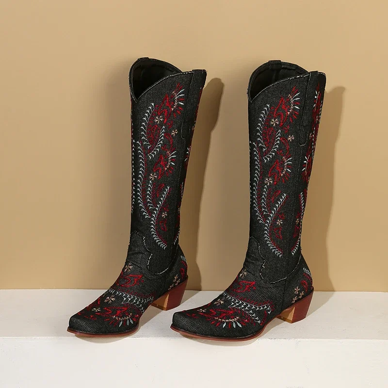 Blaue Denim Western Cowgirl Kn – Embroidery Jeans Bewertung und Preis