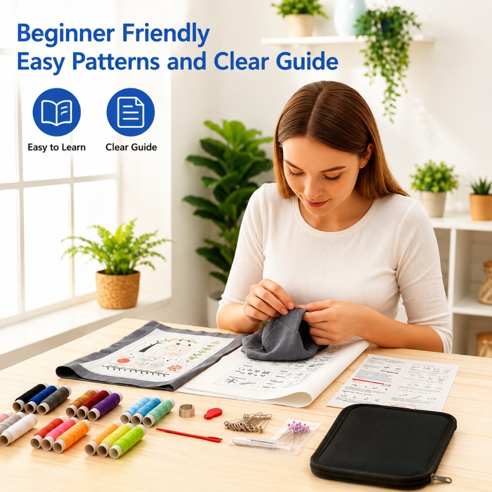 Stickerei-Übungsbuch DIY Näh-  – Embroidery Workshop Bewertung und Preis